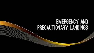 CATS ATPL Operational Procedures  Emergency and Precautionary Landings [upl. by Nosirrag]