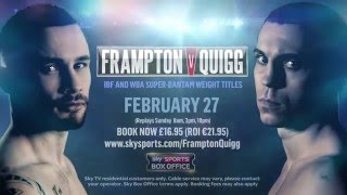 Frampton vs Quigg  SkySports Box Office promo [upl. by Ecinom]