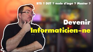 Comment devenir informaticien  Filières  Études  BAC à BAC 5 [upl. by Ahtibbat354]