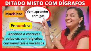 🌟DITADO MISTO DE PALAVRAS COM DÍGRAFOS AssimEuAprendo🌟 [upl. by Hailat]