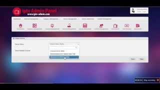 IPTV Admin Panel  How to Add Channels [upl. by Imoen]