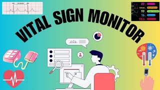 Vital signs monitor VS monitor  Normal Vitals Calculation Portable monitor [upl. by Eirrek419]