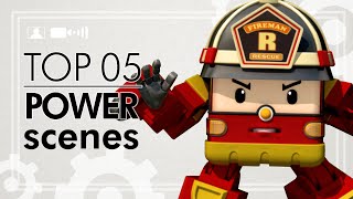 Robocar Poli Top 05 Roy Power Scenes  Robocar Poli Special [upl. by Rudin]