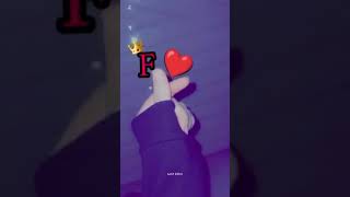 f name love Whatsapp status video songwl write f name status video [upl. by Naashom]