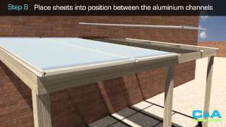 How to install polycarbonate roofing sheets [upl. by Chimene865]