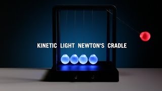 Kinetic Light Newtons Cradle from ThinkGeek [upl. by Ojyma841]