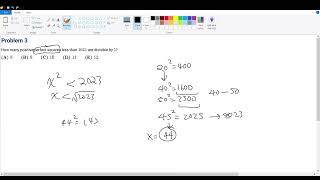 2023 AMC 12A Problem 3 [upl. by Thetes]