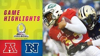 AFC vs NFC Pro Bowl Highlights  2019 Pro Bowl [upl. by Hendel]