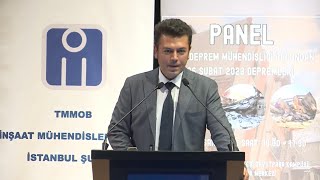 PANEL  YAPI  DEPREM MÜHENDİSLİĞİ AÇISINDAN 06 ŞUBAT 2023 DEPREMLERİ  EREN VURAN [upl. by Riem]