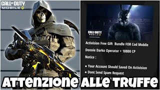 TRUFFE ONLINE ACCOUNT ACTIVISION amp NEGOZI CP  CALL OF DUTY MOBILE ITA [upl. by Anaul303]