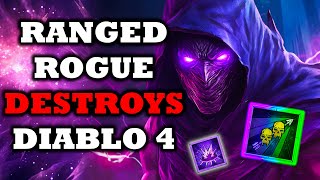 My INSANE Rogue Build In Diablo 4 Ranged Rogue Destroys The Game  Leveling To Endgame Guide [upl. by Pryce]