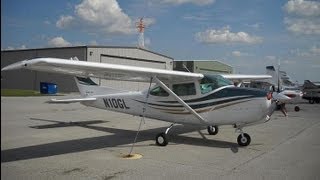 First Time Flying a Cessna 182 Skylane RG [upl. by Annahsohs]