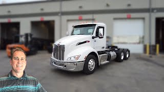 SOLD  2x White 2024 Peterbilt 579 Day Cabs [upl. by Hobart]