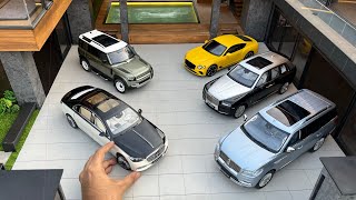 DIY Tiny Super Luxury Cars at Mansion with Garage 118 Scale Diorama  Most Expensive Diecast Cars [upl. by Rehtse]