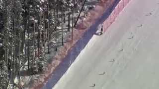 Crash Vail Beaver Creek Downhill extremely lucky just like ondrej bank [upl. by Ahsirtap]