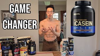 How to Use CASEIN PROTEIN POWDER to make EPIC Bodybuilding Desserts Bulking Meal Prep [upl. by Nelrsa]