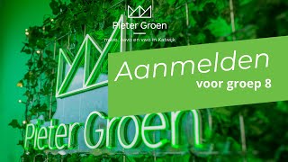 Digitaal aanmelden op Pieter Groen [upl. by Nimajaneb]