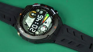 NEW KC82 Military GPS Smart Watch  Unboxing First time setup Feature review link in description [upl. by Berglund]