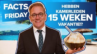 Facts Friday 3  15 WEKEN VAKANTIE [upl. by Ahtiekahs]