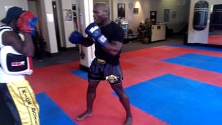 Alain Ngalani training at Impakt South Africa [upl. by Figueroa]