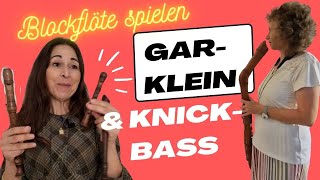 Die kleinste Blockflöte Und ein Bass mit Knick  verasblockflötenkanal [upl. by Iridis]