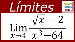 LÍMITES ALGEBRAICOS  Ejercicio 14 [upl. by Osnerol]