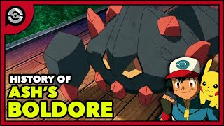 Pokemon Explained Ashs Boldore  Complete History [upl. by Atinuahs]