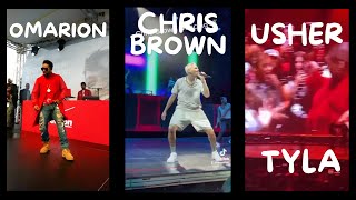 Dancing Time Omarion Chris Brown Usher Tyla Dance Moves [upl. by Niwdog616]