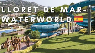 Lloret Del Mar  Water World 4k  Spain🇪🇸 [upl. by Edgerton]