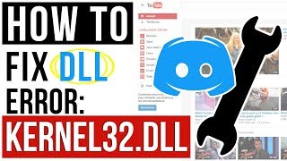 How to Fix Kernel32dll missing errorDISCORD  KERNEL32dll Entry Point Error FIX Windows 7 2020 [upl. by Teriann]