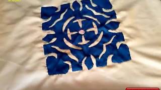 Latest Applique design cutting for motif applic design  applic work [upl. by Petuu35]