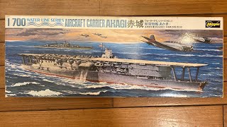 Japanese Aircraft Carrier Akagi日本帝国海軍：赤城 Hasegawa 1700 [upl. by Arny]