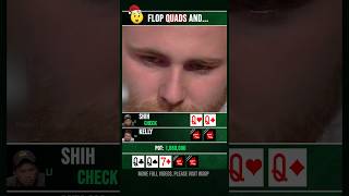 Flop quads then get action poker [upl. by Prebo]