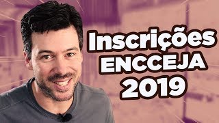 Inscrições Encceja 2019 [upl. by Ttevy]