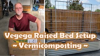 Vegega Raised Beds InBed Vermicomposting 10 Discount Link in Description [upl. by Boote]