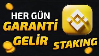 Binance Staking Nasıl Yapılır En İyi Pasif Gelir Yöntemi Binance Staking Rehberi [upl. by Adrienne69]