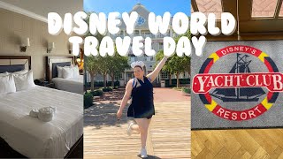 DISNEY WORLD TRAVEL DAY Yacht Club Resort Epcot Pool Day amp Yachtsman Steakhouse [upl. by Elatsyrk660]