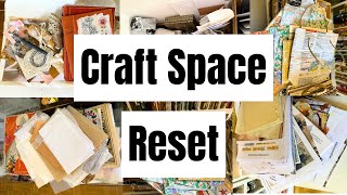 Craft Room Refresh Finding Inspiration Through Tidying Up [upl. by Phalan811]