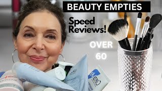 Beauty Empties 2023  Skincare Bodycare Haircare amp Makeup Products Over 60 [upl. by Wojak]