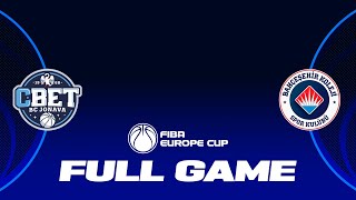 Jonava CBet v Bahcesehir College  Full Basketball Game  FIBA Europe Cup 202324 [upl. by Euqinu619]