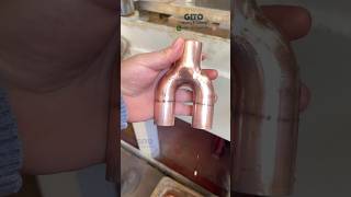 Copper Distribution Pipe Forming Process hvac [upl. by Amsirak278]