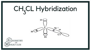 Hybridization of CH3Cl Chloromethane [upl. by Gleda]