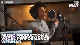 Point Blank London  BA Hons Music Production amp Vocal Performance Webinar [upl. by Enymzaj604]