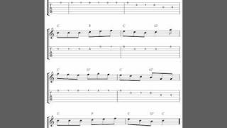 Streets Of Laredo easy guitar tab sheet music score [upl. by Pet]