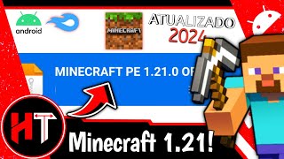 🔥COMO BAIXAR E INSTALAR MINECRAFT PE 1210 PARA ANDROID ATUALIZADO 2024 [upl. by Sirtimed]