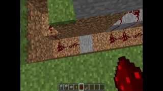 How to make a pit fall trap in minecraft [upl. by Pacificia852]