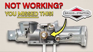 Briggs amp Stratton Pulsa Jet Carburetor Service amp Repair EASY DIY TUTORIAL [upl. by Hayashi]