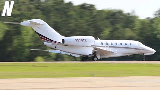 Cessna Citation X Landing [upl. by Giuliana]