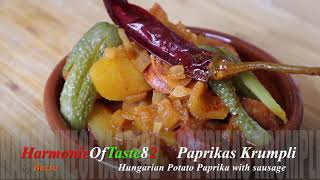 Hungarian Potato Paprika With Sausage  Paprikas Krumpli  HarmonieOfTaste82 by Bazsa [upl. by Llien197]