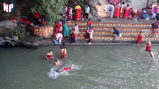 Sali Nadi Holy Bath  शालीनदी पबित्र स्नान  Sali nadi temple  Hindu Women  Sali Nadi mela 2024 [upl. by Cochran179]